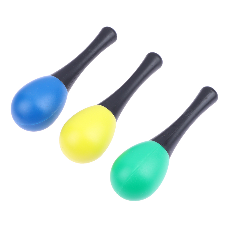 Musical Instrument Maraca - 2 ชิ้น พลาสติก มารากัส แซนด์แฮมเมอร์ แรทเทิล