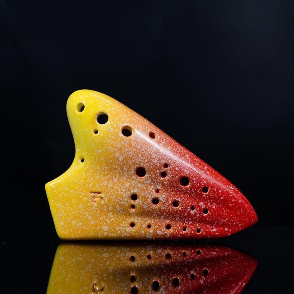 Musical Instrument Maraca - โอคารินาเซรามิก16รูอัลโตซีกุญแจ3ช่องโอคารินาโอคาริน่ามืออาชีพมอบโอคารินาเวลาสำหรับของขวัญสำหรับเด็ก