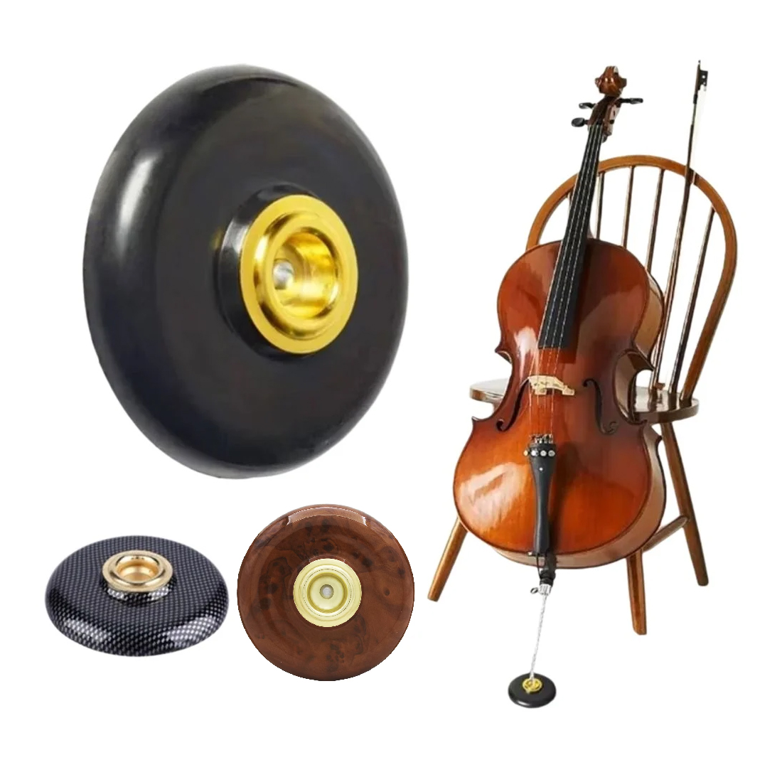 Musical Instrument Viola - CELLO SLIP MAT Protector อุปกรณ์เสริมเครื่องสายติดตั้ง Viola