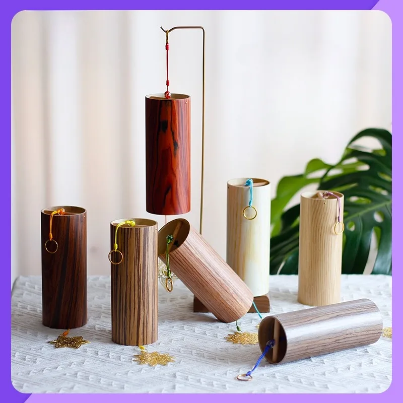 Musical Instrument Chimes - กระดิ่งลมญี่ปุ่นแบบหมุนได้กลางแจ้งกระดิ่งเสียงภูมิทัศน์ระฆังไดอะโทนิคโอคาริน่าสำหรับการทำสมาธิ