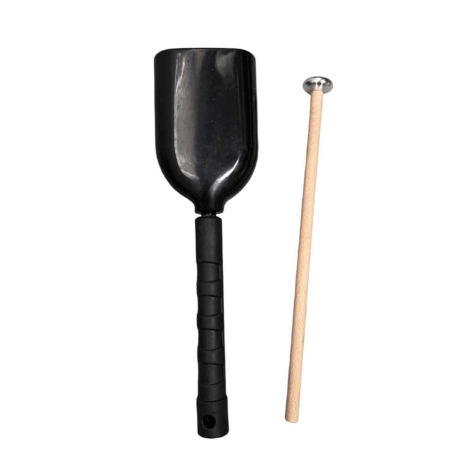 Musical Instrument Mallet - กระดิ่งวัวพร้อมไม้ตี กระดิ่งเชียร์ กระดิ่งดนตรี เครื่องดนตรีประเภทเคาะ สำหรับเฉลิมฉลอง จังหวะดนตรีสด