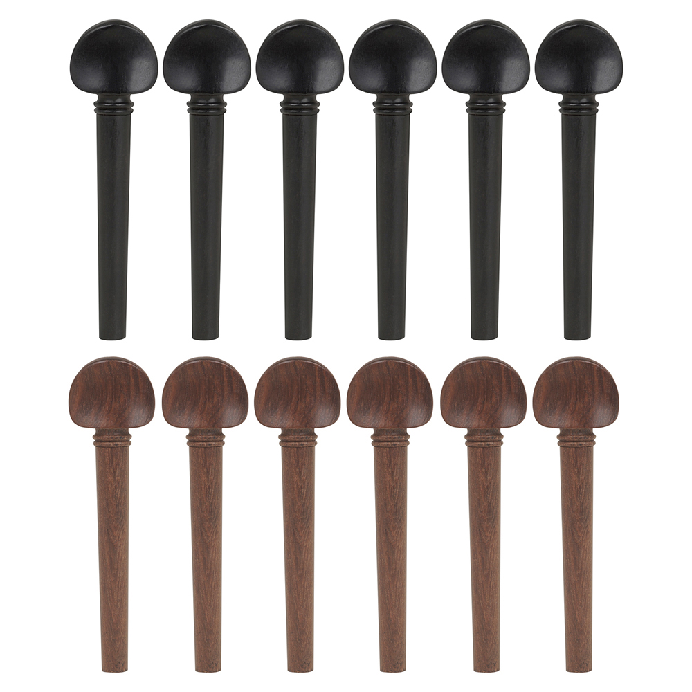 Musical Instrument Tabla - 12ชิ้น/เซ็ตหมุดไม้มะฮอกกานีไม้มะเกลือคุณภาพสูงอะไหล่เพลาปรับเสียงเครื่องมืออุปกรณ์เสริมดนตรี