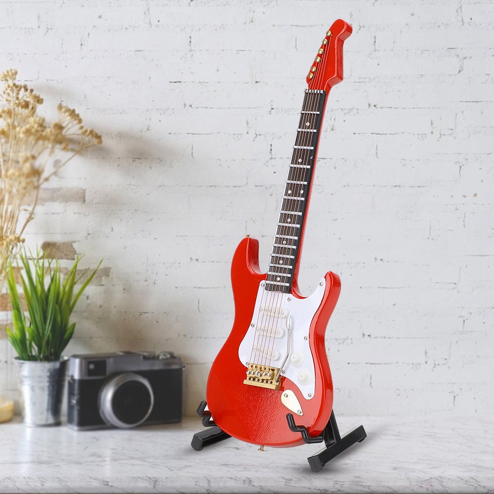 กีตาร์ไฟฟ้าสีแดงขนาดเล็ก รุ่นจ - Musical Instrument With A บทวิจารณ์และราคา