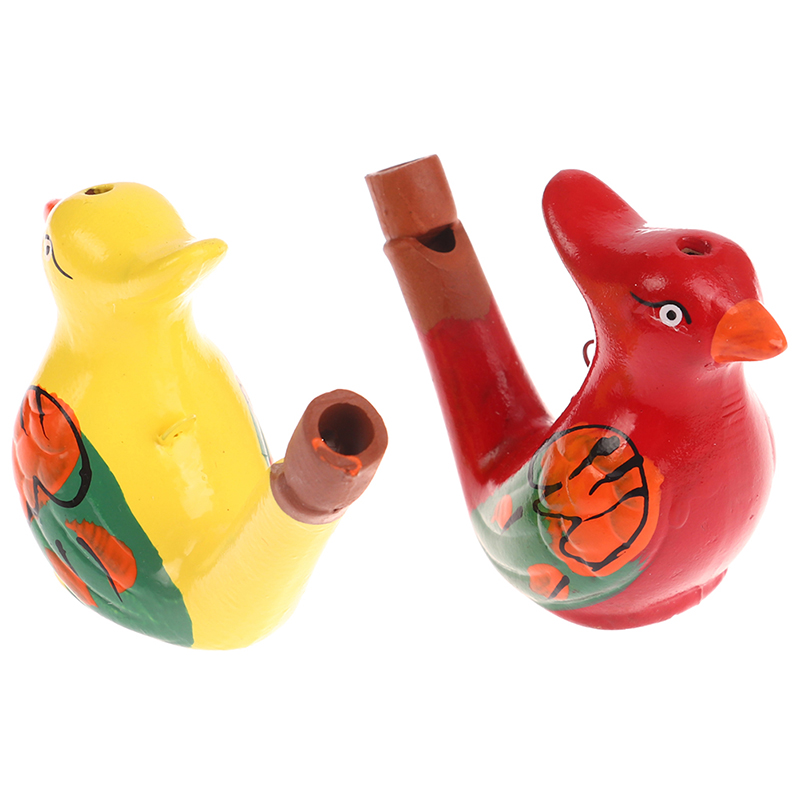 นกหวีดน้ำรูปนกหลากสีสำหรับเด็ก - Musical Instrument Maraca บทวิจารณ์และราคา