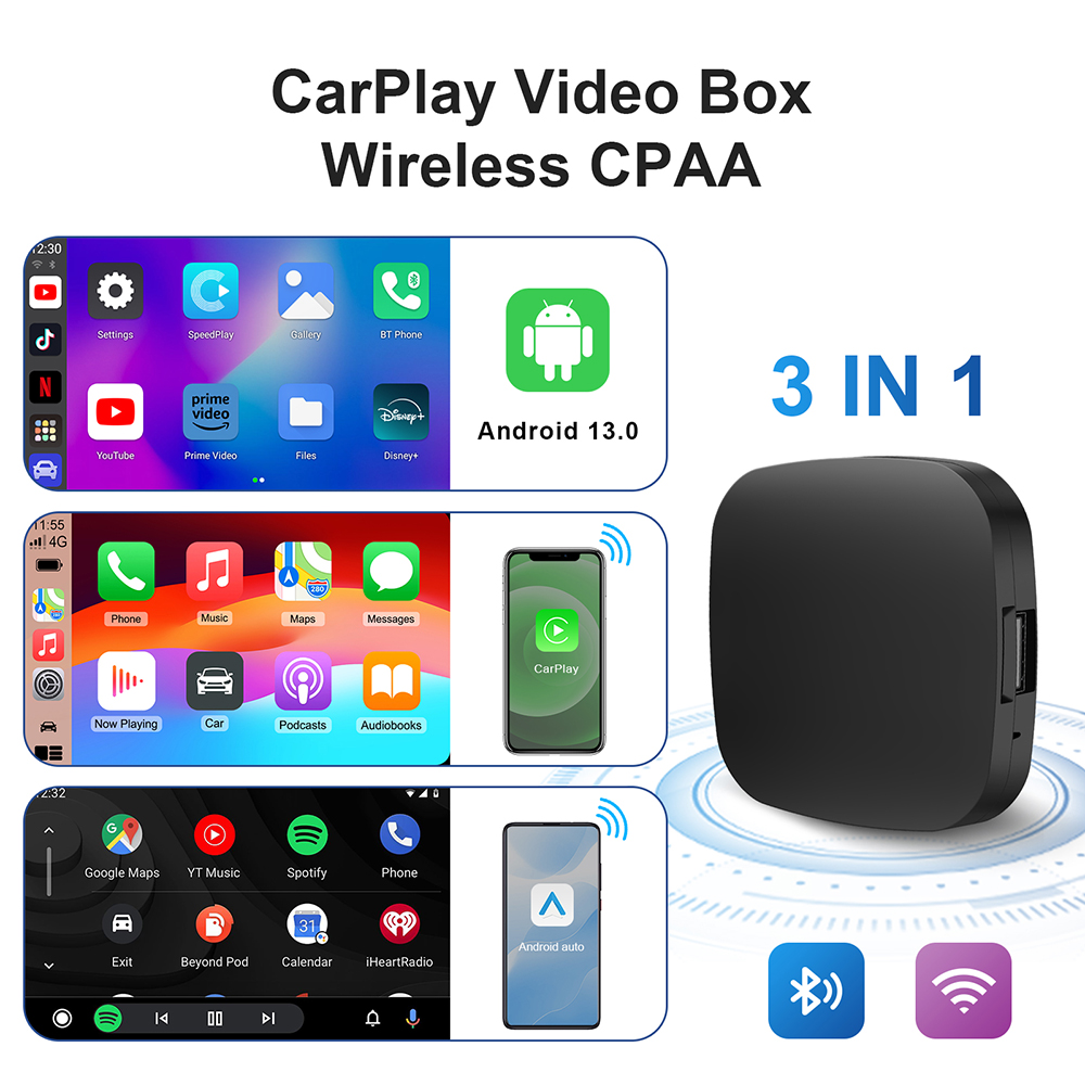 ใหม่ 3 ใน 1 Wireless Carplay แ - Musical Instrument Box บทวิจารณ์และราคา