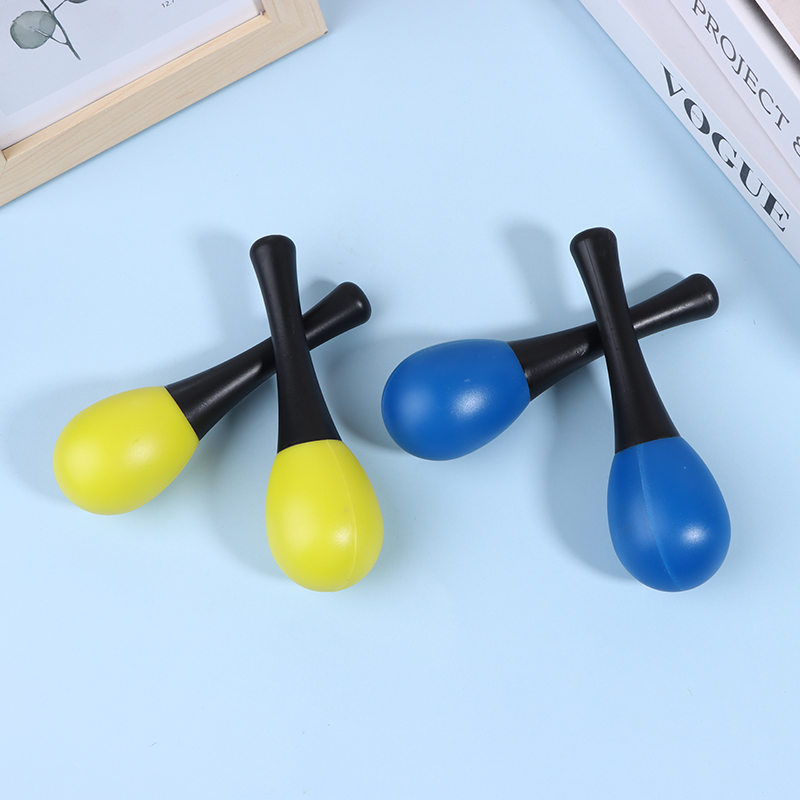 2 ชิ้น พลาสติก มารากัส แซนด์แฮ - Musical Instrument Maraca บทวิจารณ์และราคา