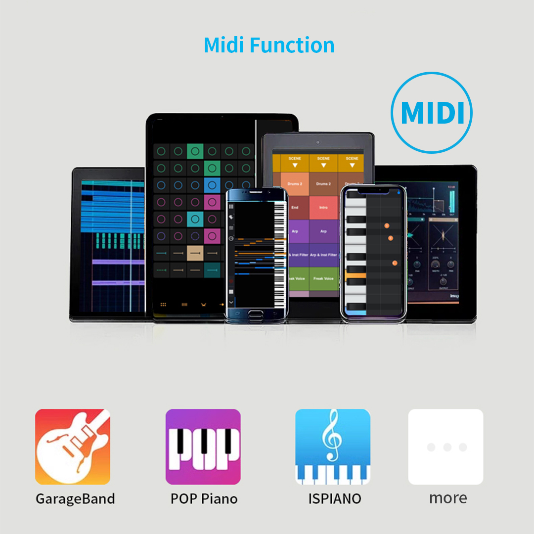 ใหม่คีย์บอร์ดดนตรีเปียโนพับได้ - Musical Instrument Tabla บทวิจารณ์และราคา