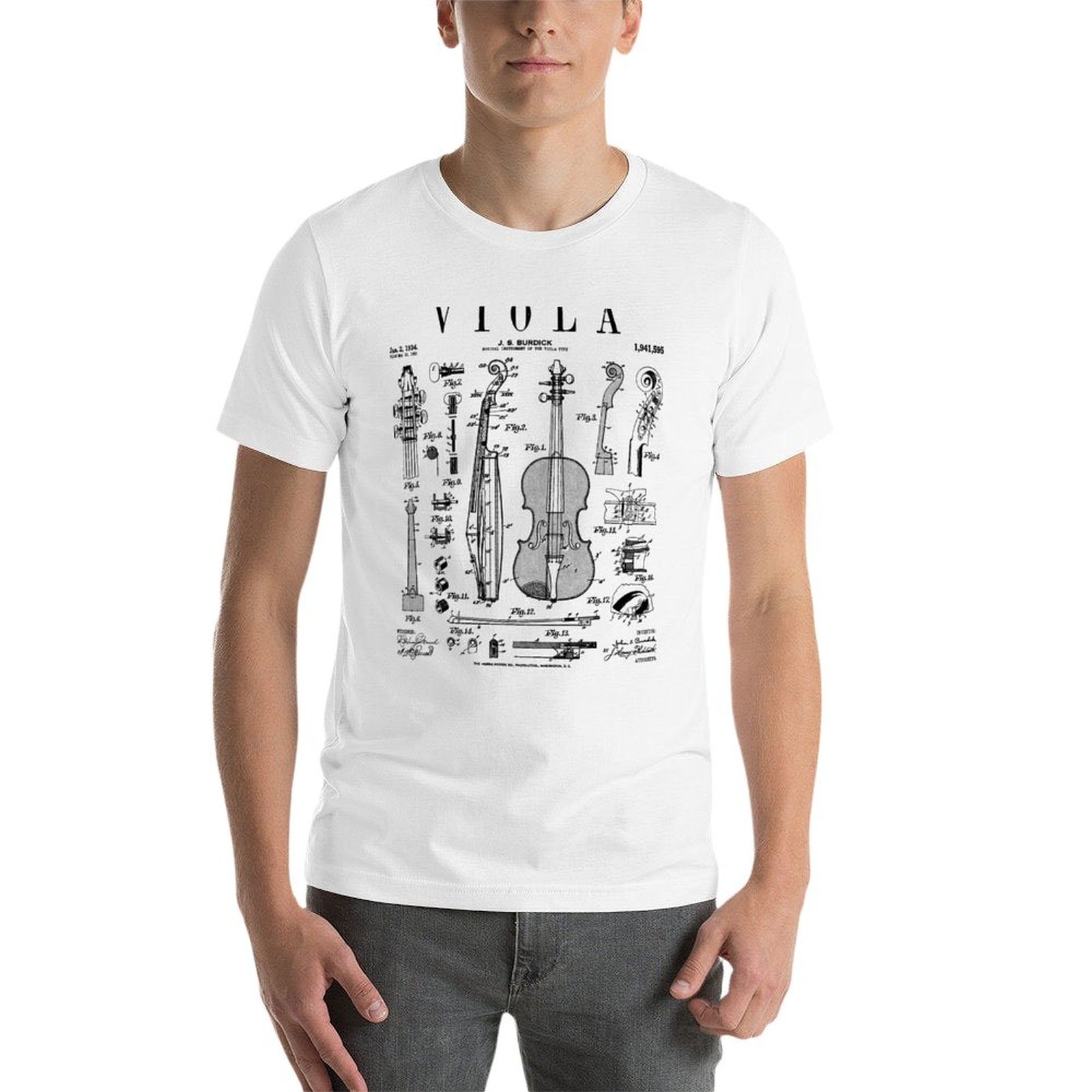เสื้อยืดลายวิโอลา นักดนตรี เคร - Musical Instrument Viola บทวิจารณ์และราคา