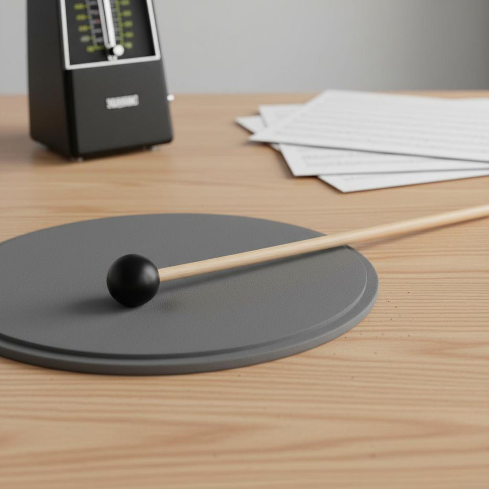 ไม้ตีหัวบอลสีดำ 2 ชิ้น อุปกรณ์ - Musical Instrument Mallet บทวิจารณ์และราคา