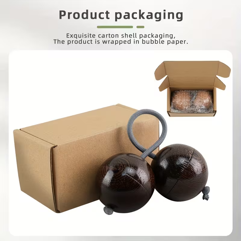 ลูกบอลจังหวะทำจากไม้บีช ไม้ไผ่ - Musical Instrument Maraca บทวิจารณ์และราคา