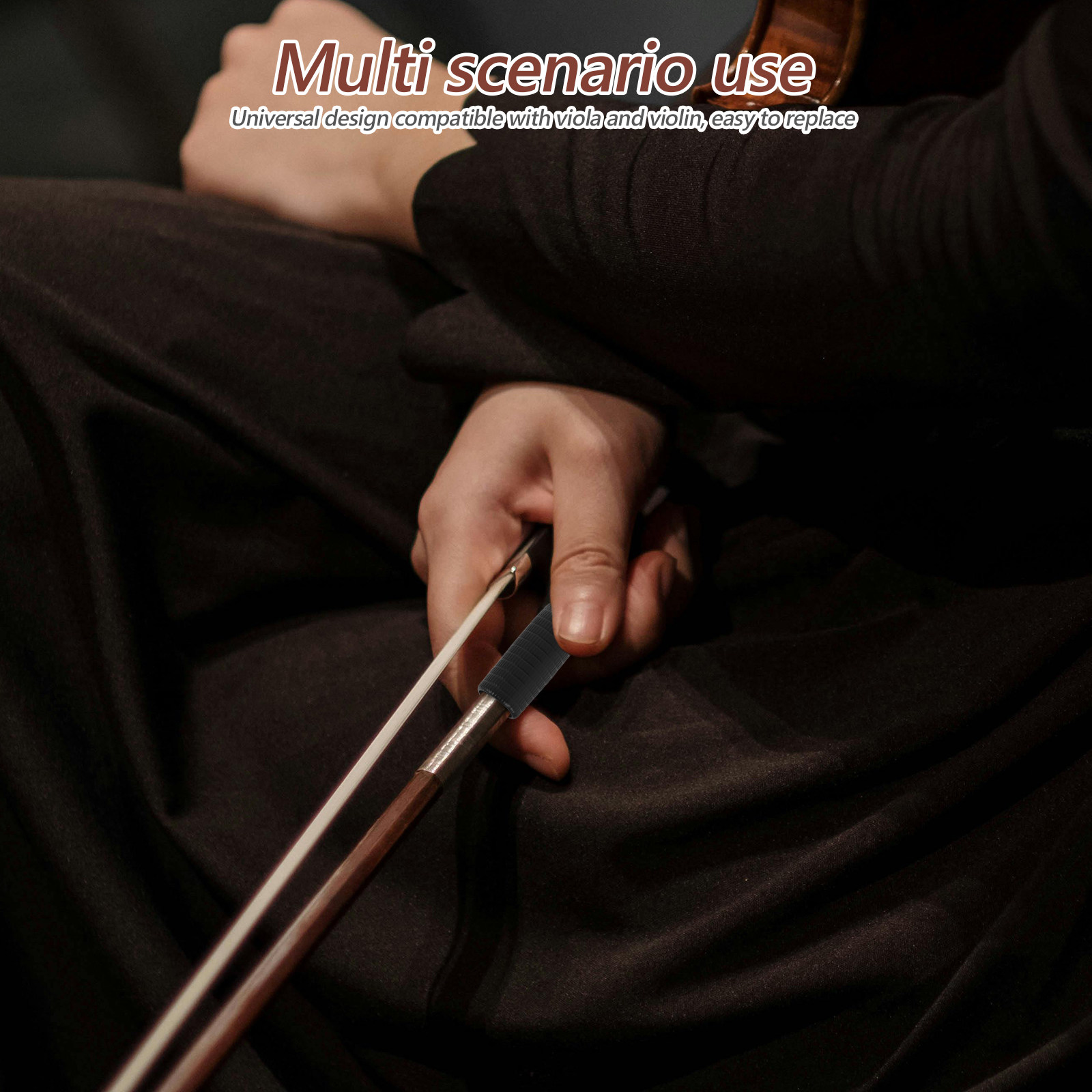 ยางจับคันชักไวโอลิน 5 ชิ้น สำห - Musical Instrument Viola บทวิจารณ์และราคา