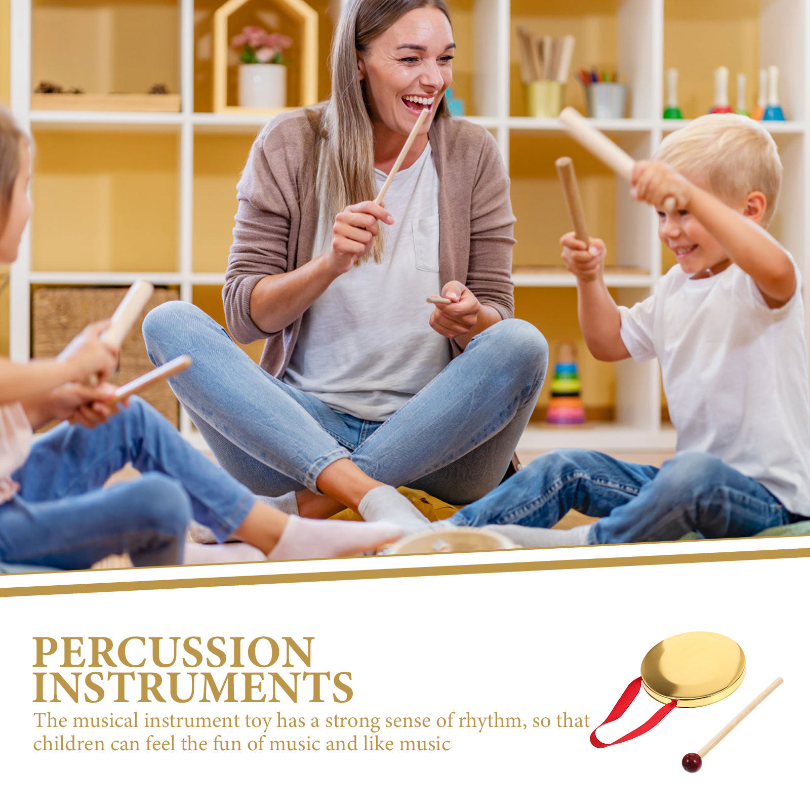 ชุดฆ้องโลหะขนาดเล็กแบบพกพาพร้อ - Musical Instrument Mallet บทวิจารณ์และราคา