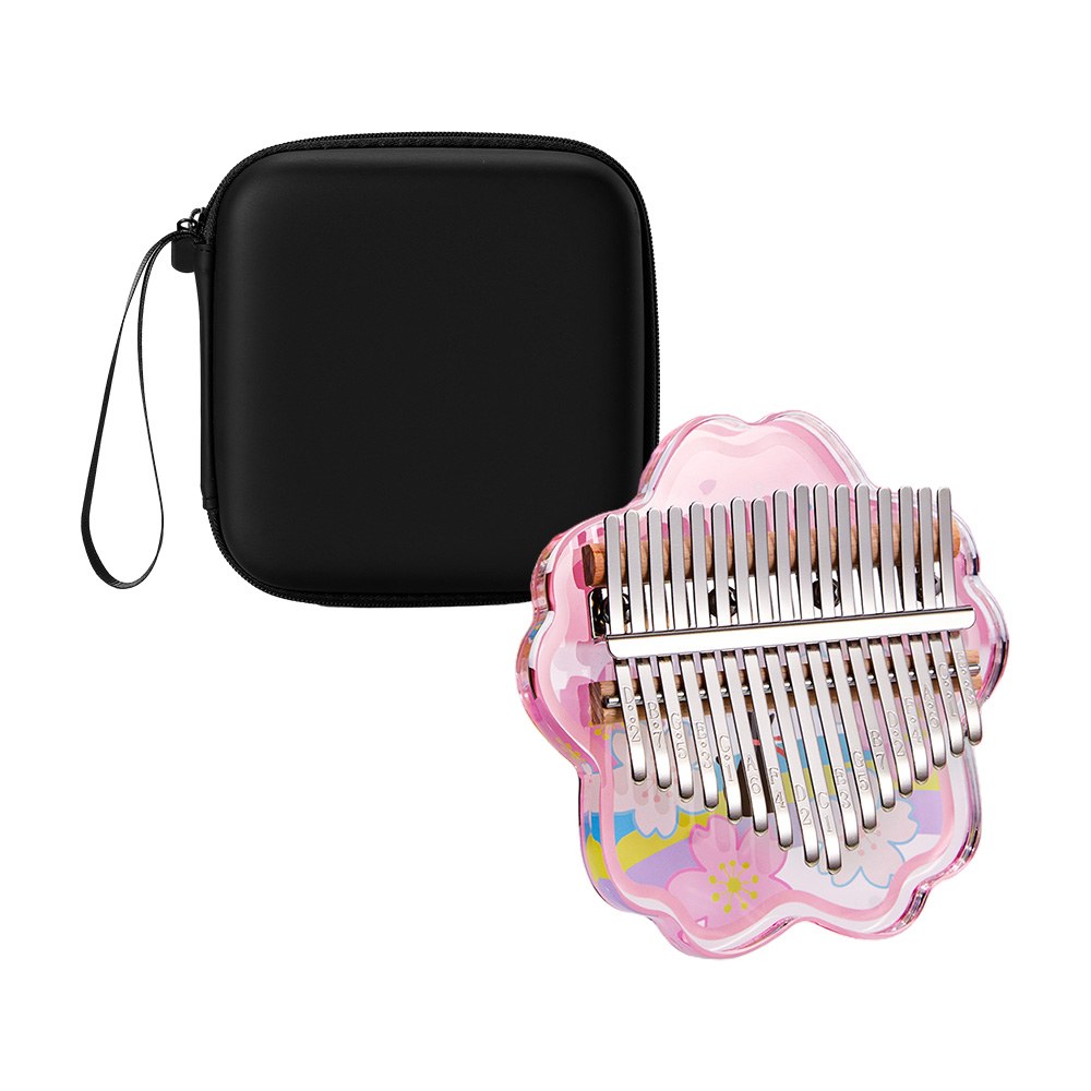 เปียโนขนาดเล็ก17คีย์แบบพกพาเคร - Musical Instrument Box บทวิจารณ์และราคา