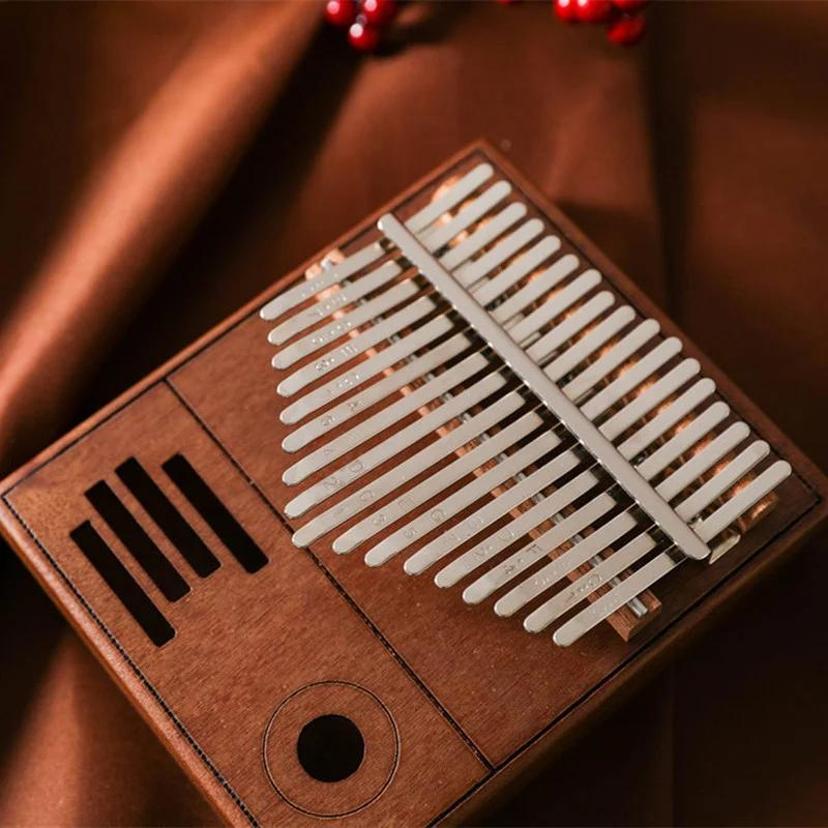 รีโทร Kalimba 17 คีย์นิ้วมือเป - Musical Instrument Box บทวิจารณ์และราคา