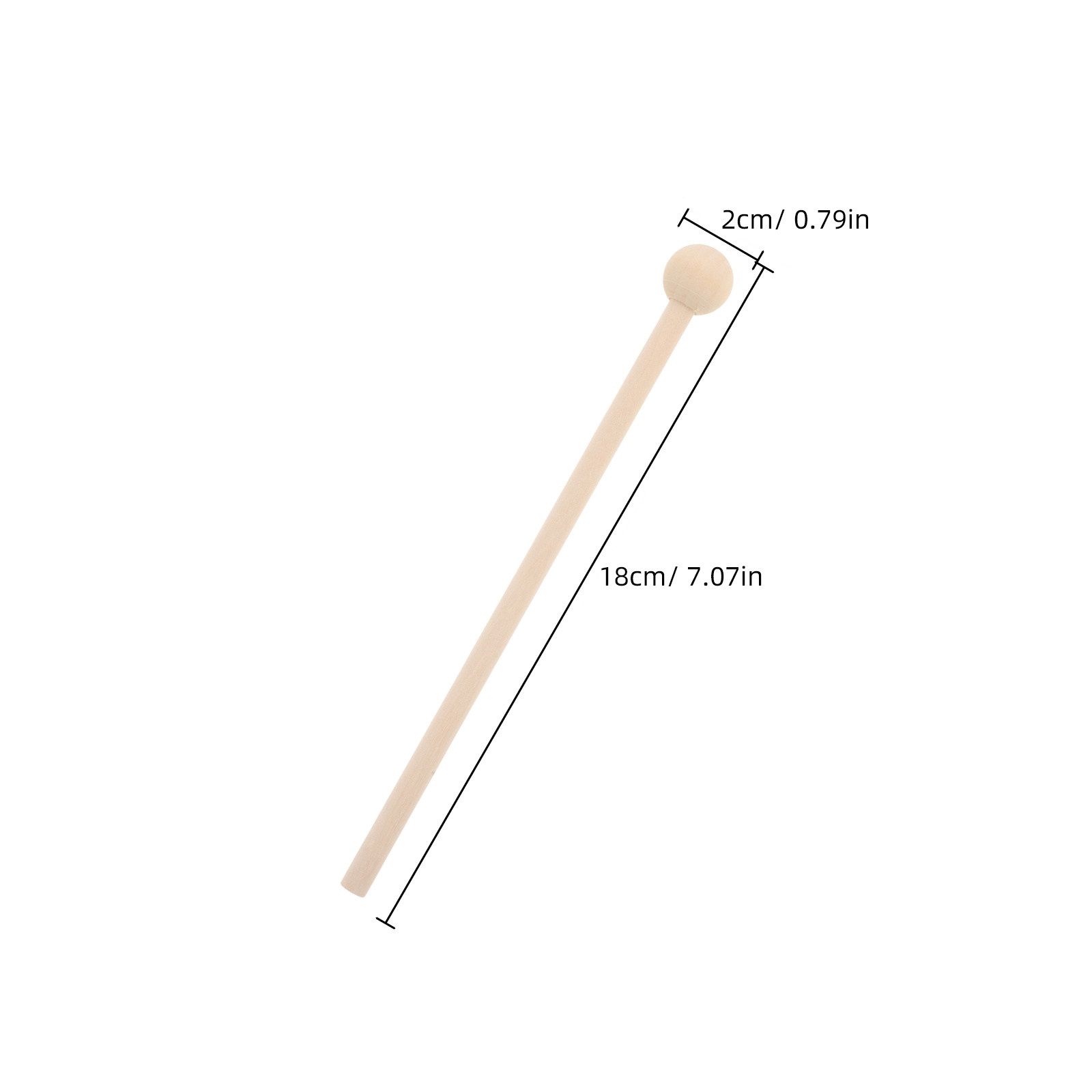 ไม้ตีไม้สำหรับเด็ก 10 ชิ้น ไม้ - Musical Instrument Mallet บทวิจารณ์และราคา