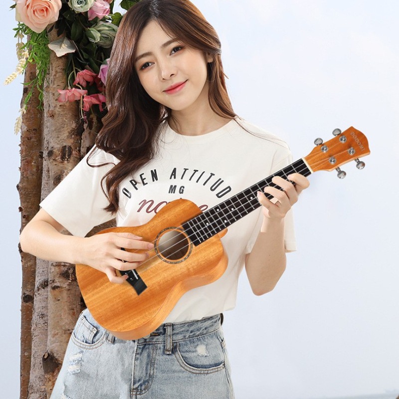อูคูเลเล่ขนาด 23 นิ้ว ลายไม้พี - Musical Instrument Box บทวิจารณ์และราคา