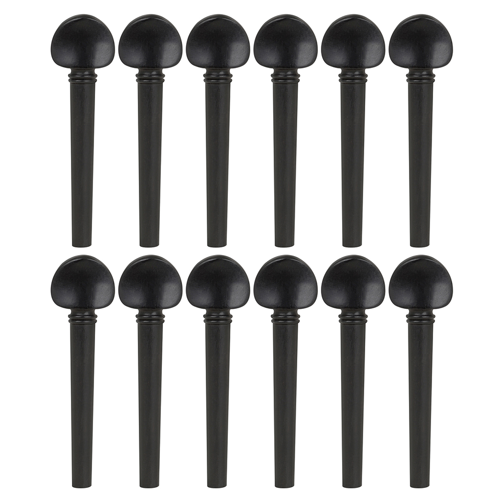 12ชิ้น/เซ็ตหมุดไม้มะฮอกกานีไม้ - Musical Instrument Tabla บทวิจารณ์และราคา