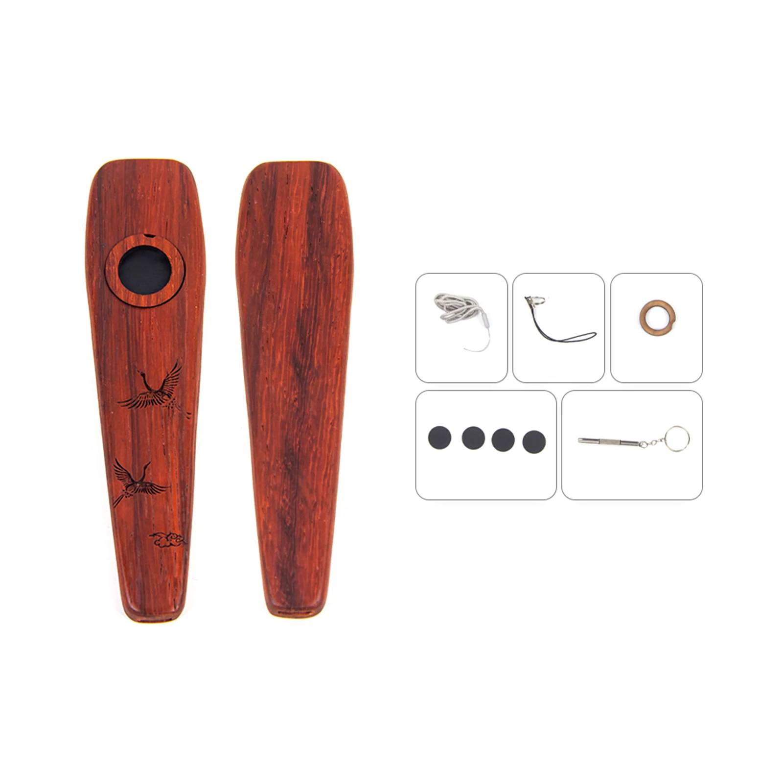 2025 ใหม่ไม้ Kazoo ชุดของขวัญ  - Musical Instrument Box บทวิจารณ์และราคา
