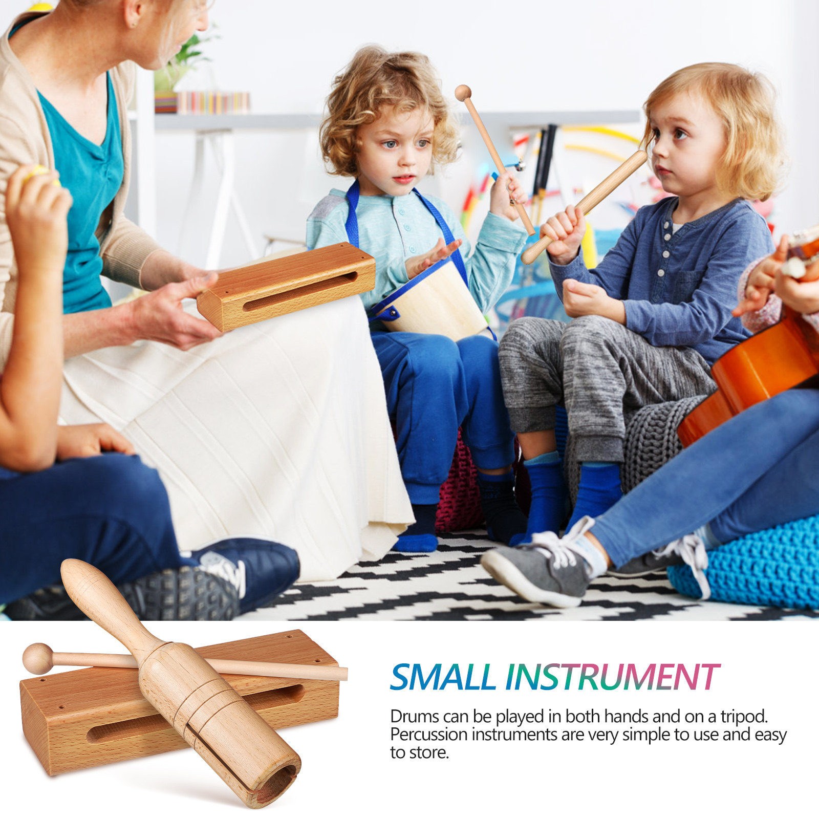2 ชุดเครื่องดนตรีประเภทตีทำจาก - Musical Instrument Mallet บทวิจารณ์และราคา