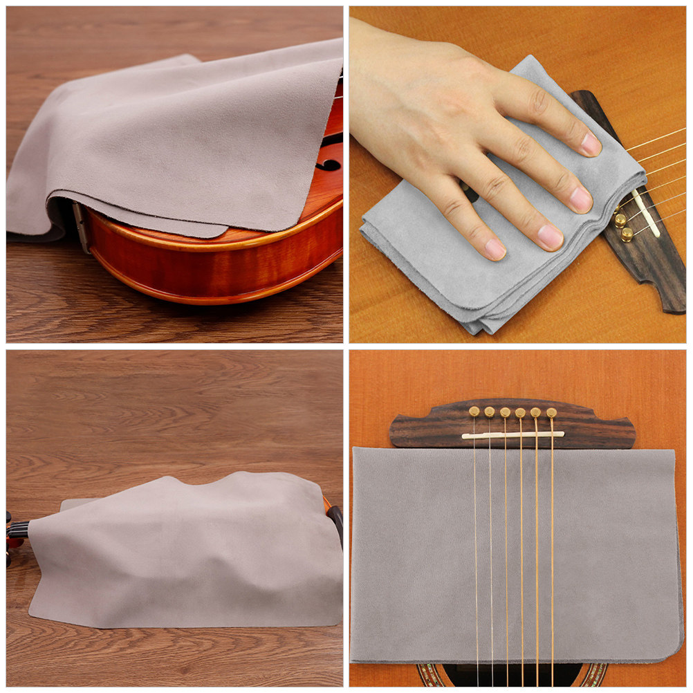 ผ้าทำความสะอาดหนังกลับเทียมกัน - Musical Instrument Viola บทวิจารณ์และราคา
